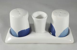 Gmundner Keramik-Salz- Pfeffer/glatt mit Zahnstocher